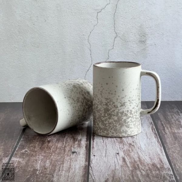 แก้วเซรามิค ดีไซน์สวยๆ ความจุ 16 ออนซ์ (แพ็คคู่)